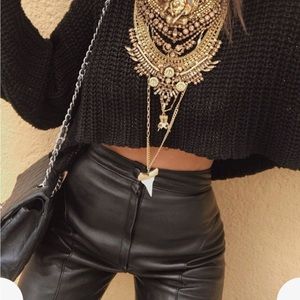 Authentic Valentino leather pants